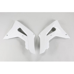 Ouïes de radiateur UFO blanc Honda CRF450R
