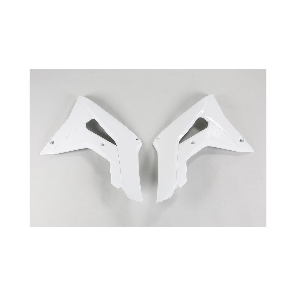 Ouïes de radiateur UFO blanc Honda CRF450R