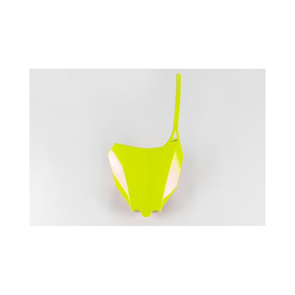 Plaque numéro frontale UFO jaune fluo Honda CRF450R/RX