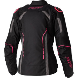 Veste femme RST S1 CE textile - noir/rose fluo taille XS