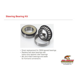 Kit roulements de colonne de direction Aprilia RS 250 / Triumph