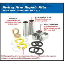 Kit roulements de bras oscillant ALL BALLS Kawasaki KFX 450 R / TRX 450 R