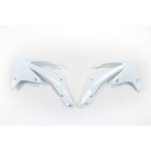 Ouïes de radiateur UFO blanc Honda CRF250R/450R