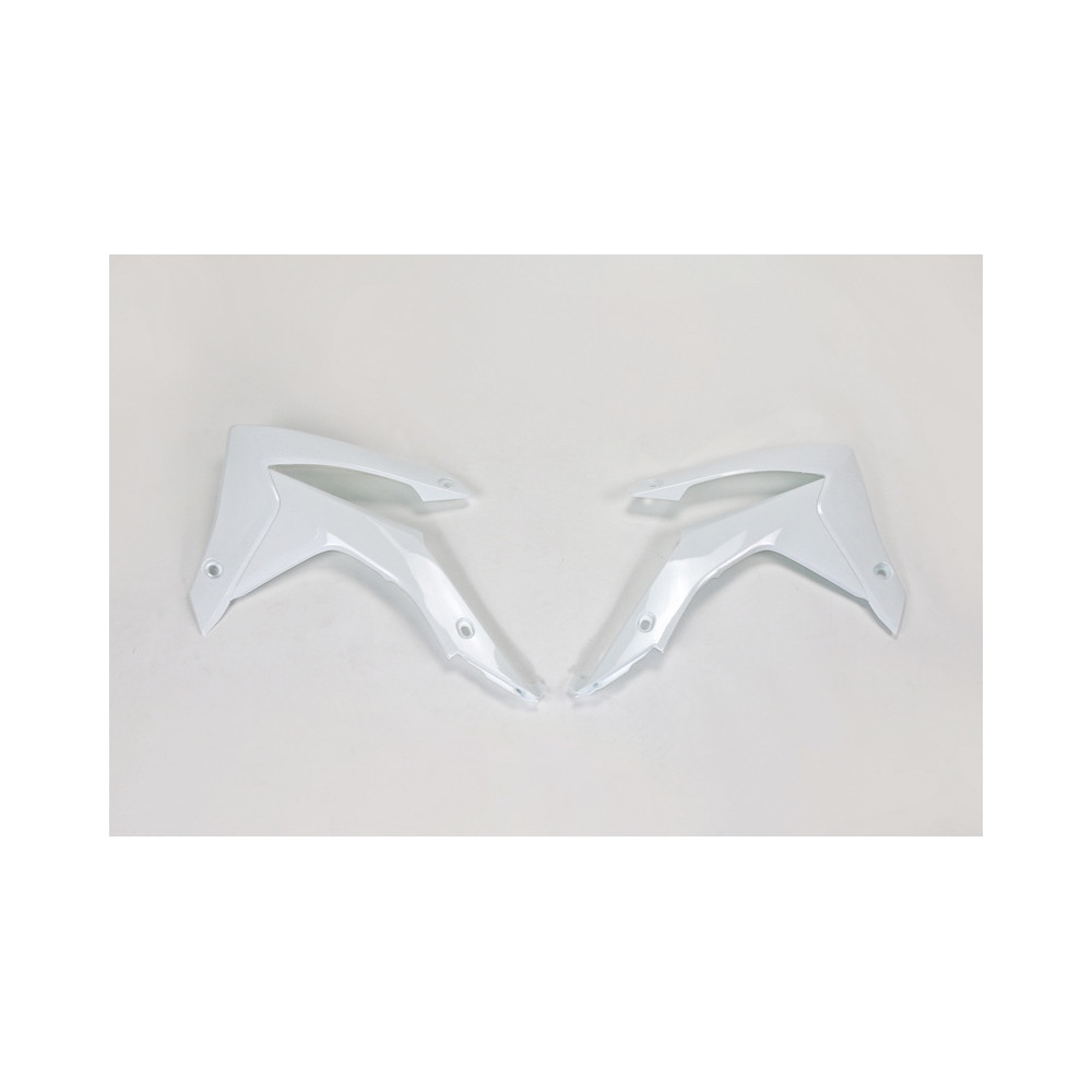 Ouïes de radiateur UFO blanc Honda CRF250R/450R