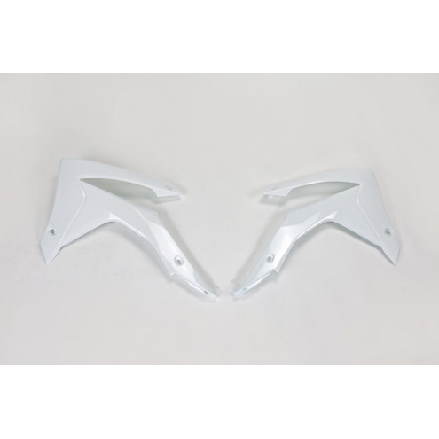 Ouïes de radiateur UFO blanc Honda CRF250R/450R