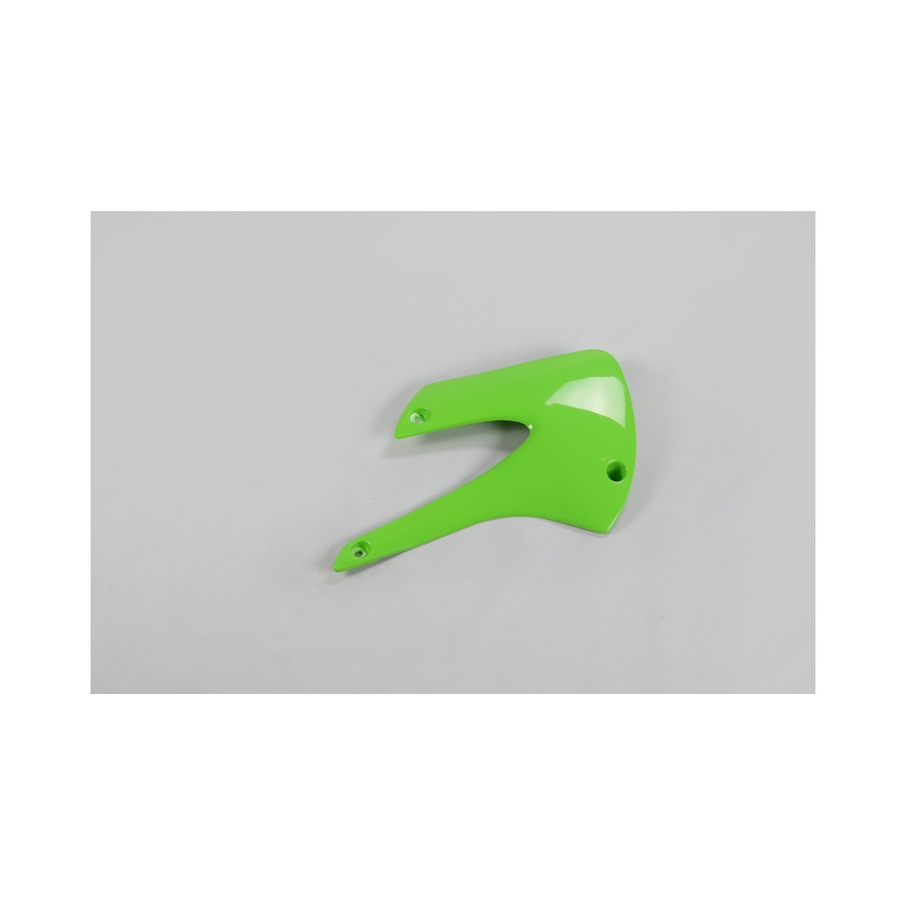 Ouïes de radiateur UFO vert Kawasaki KX80