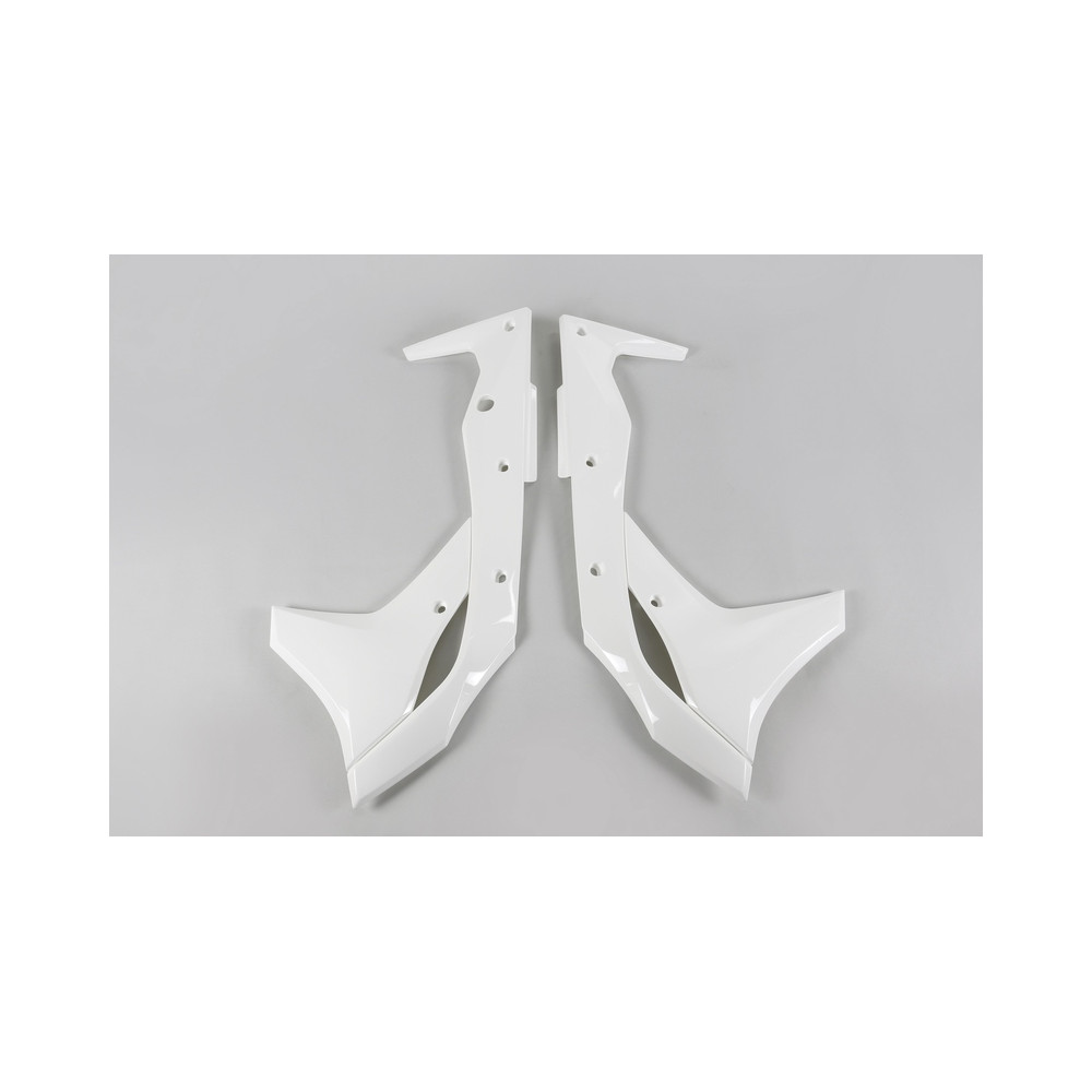 Ouïes de radiateur UFO blanc Kawasaki KX250F