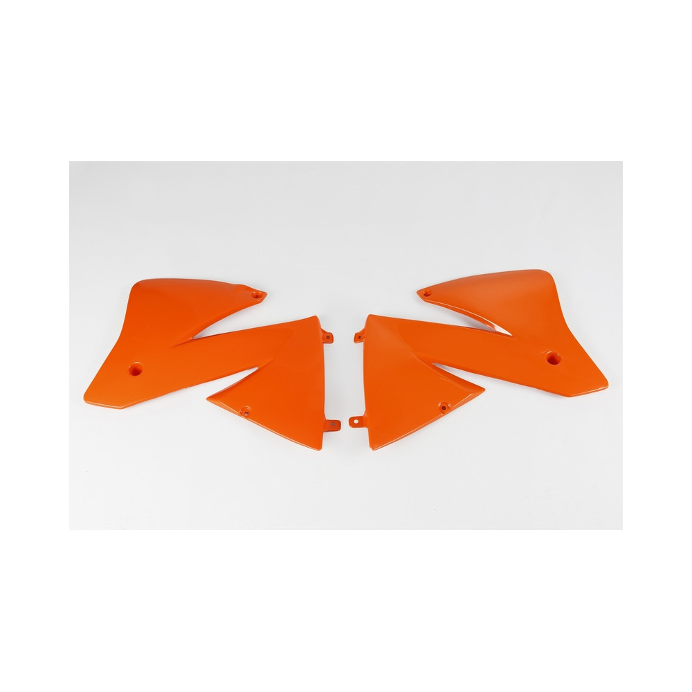 Ouïes de radiateur UFO orange KTM EXC