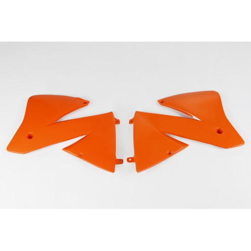 Ouïes de radiateur UFO orange KTM EXC