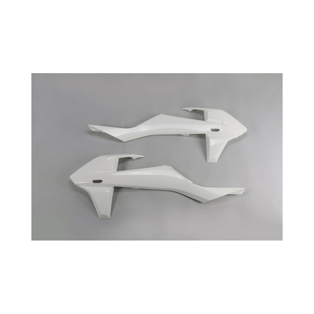 Ouïes de radiateur UFO blanc KTM