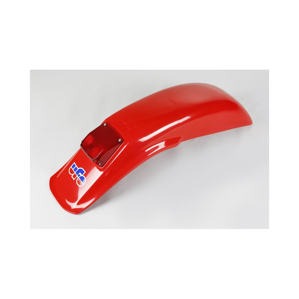 Garde-boue arrière + feu UFO Enduro rouge