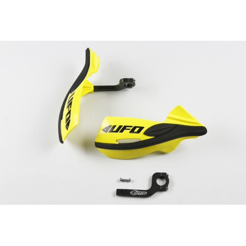 Protège-mains UFO Patrol jaune Kit montage inclus