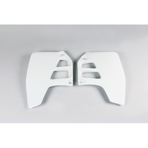 Ouïes de radiateur UFO blanc Suzuki RM125/250