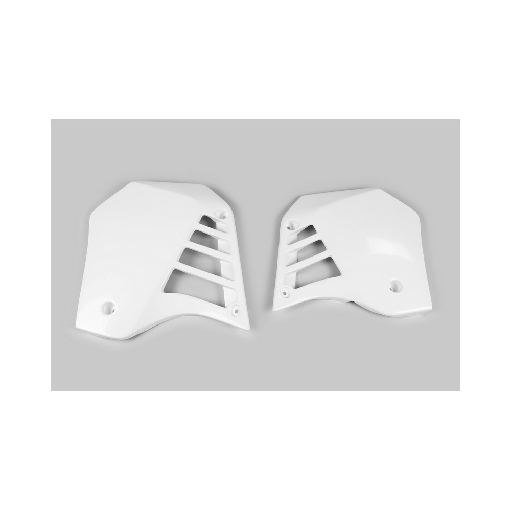 Ouïes de radiateur UFO blanc Yamaha YZ125