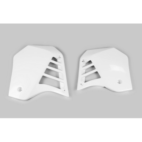 Ouïes de radiateur UFO blanc Yamaha YZ125