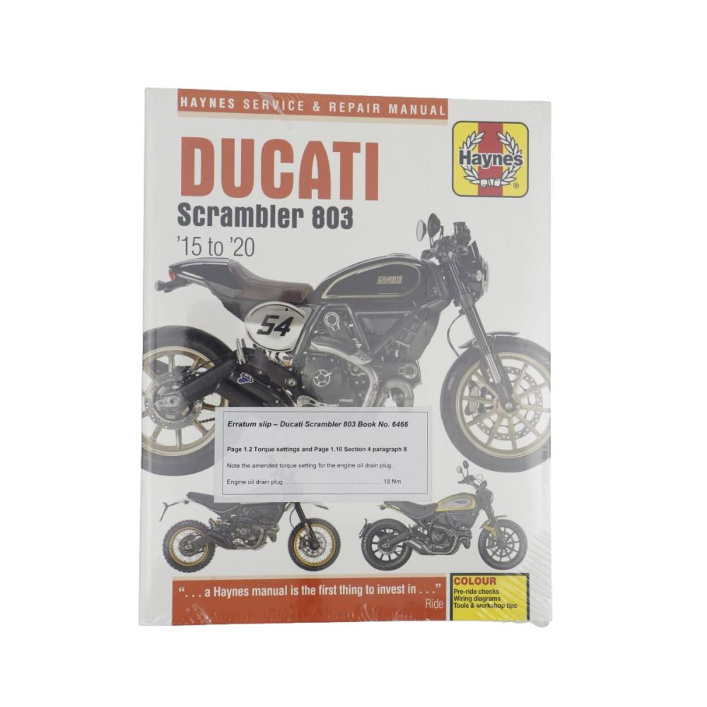 Revue technique entretien réparation - Ducati 800 Scrambler