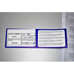 Ligne complète Arrow carbone embout carbone, Yamaha 700 MT-07 2014-20 & 700 Tracer 7 GT 2020-