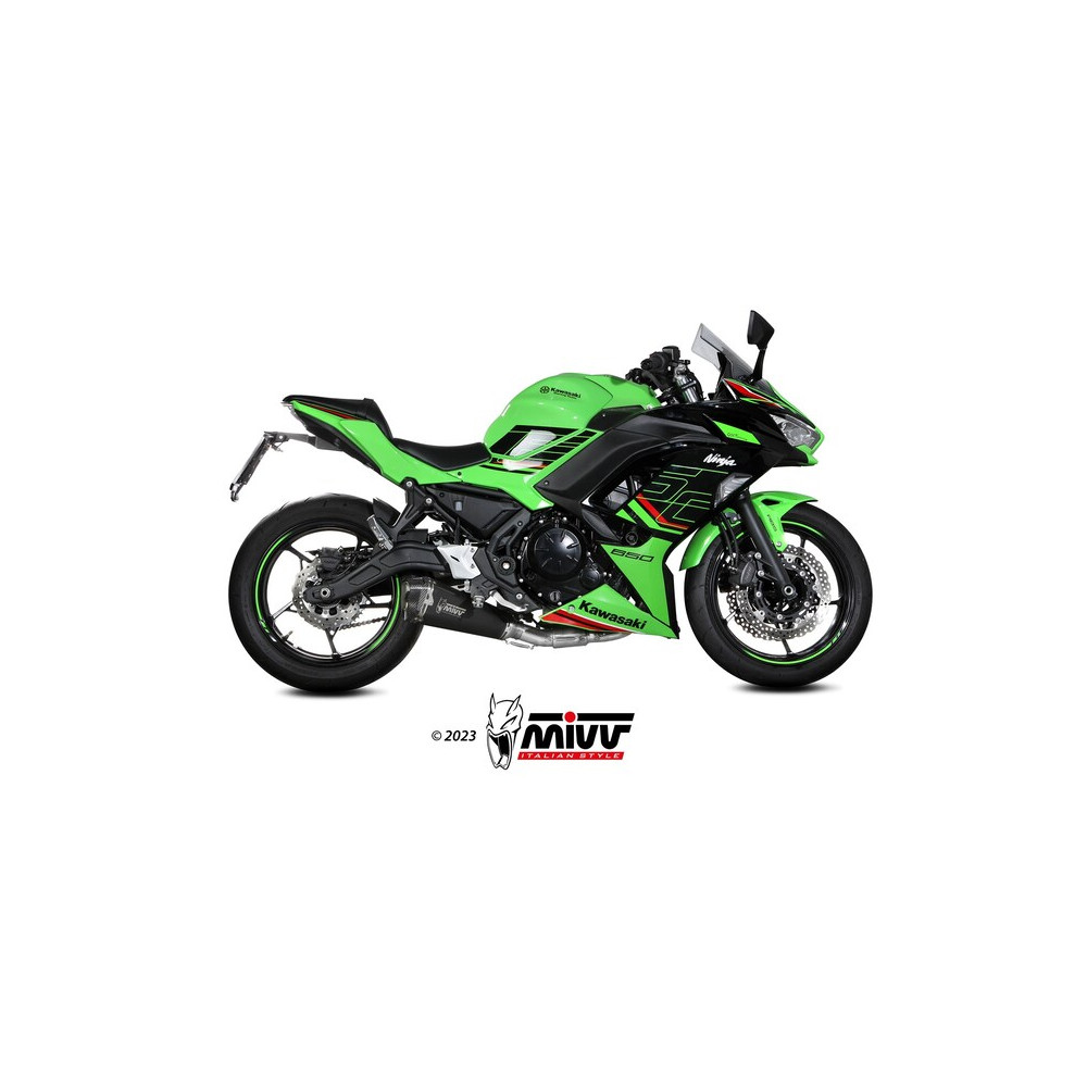 Ligne complète MIVV Delta Race - Kawasaki Z650 / Ninja 650 2024-26