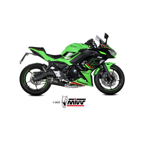 Ligne complète MIVV Delta Race - Kawasaki Z650 / Ninja 650 2024-26