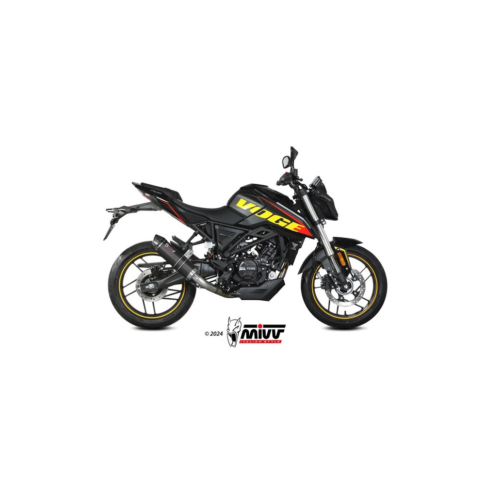 Ligne complète MIVV GP Carbone - Voge 125 R 2023-24
