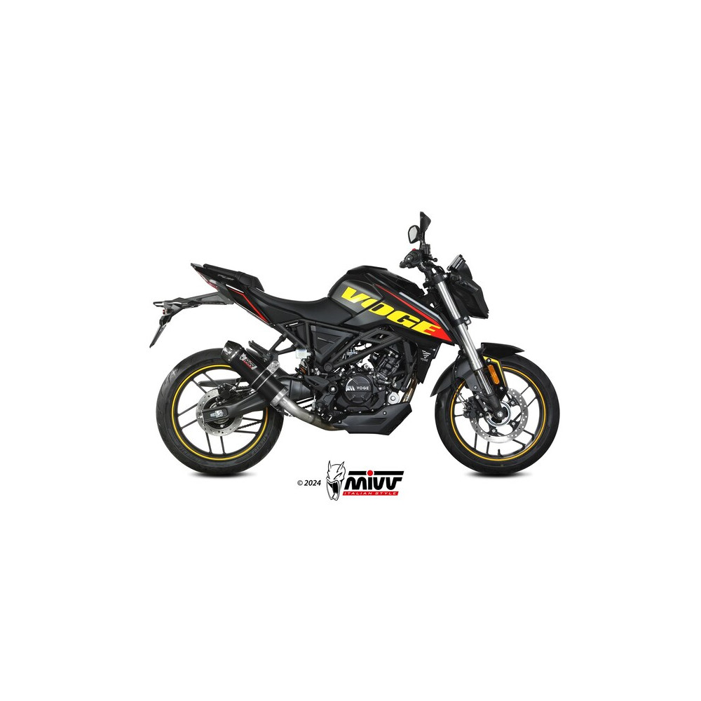 Ligne complète MIVV GP Noir - Voge 125 R 2023-24