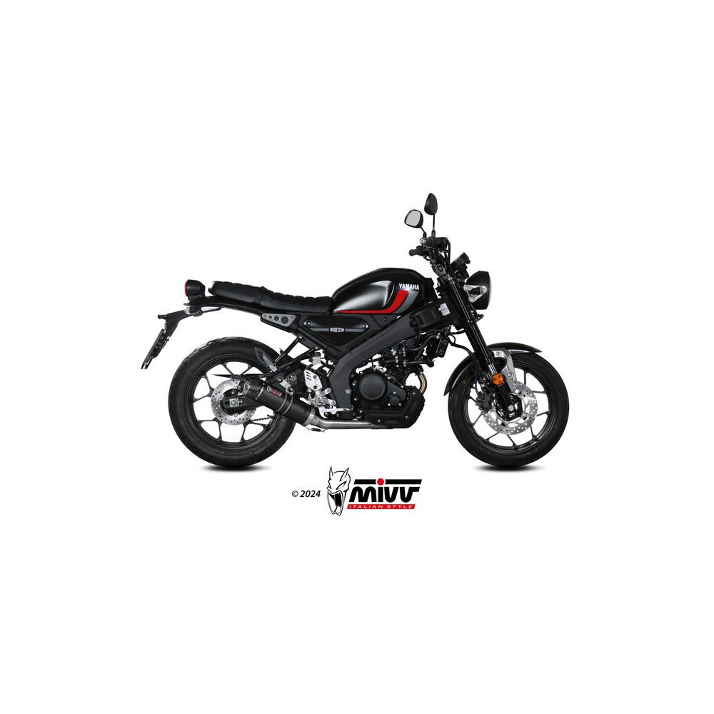 Ligne complète MIVV GP carbone - Yamaha 125 XSR 2022-24