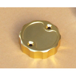 Bouchon aluminium pour réservoir de maitre cylindre de frein Nissin, or