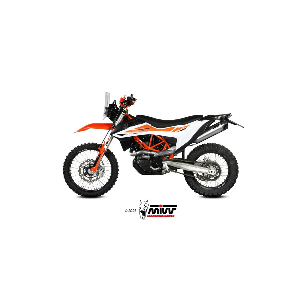 Silencieux MIVV STR-1 Inox - KTM SMC 690 R et Enduro