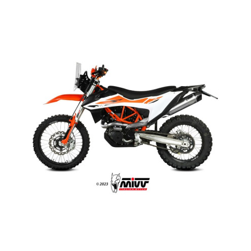 Silencieux MIVV STR-1 Inox - KTM SMC 690 R et Enduro