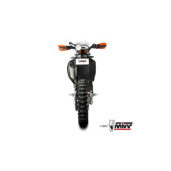 Silencieux MIVV STR-1 Inox - KTM SMC 690 R et Enduro