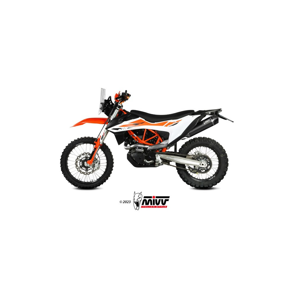 Silencieux MIVV STR-1 Noir - KTM SMC 690 R et Enduro