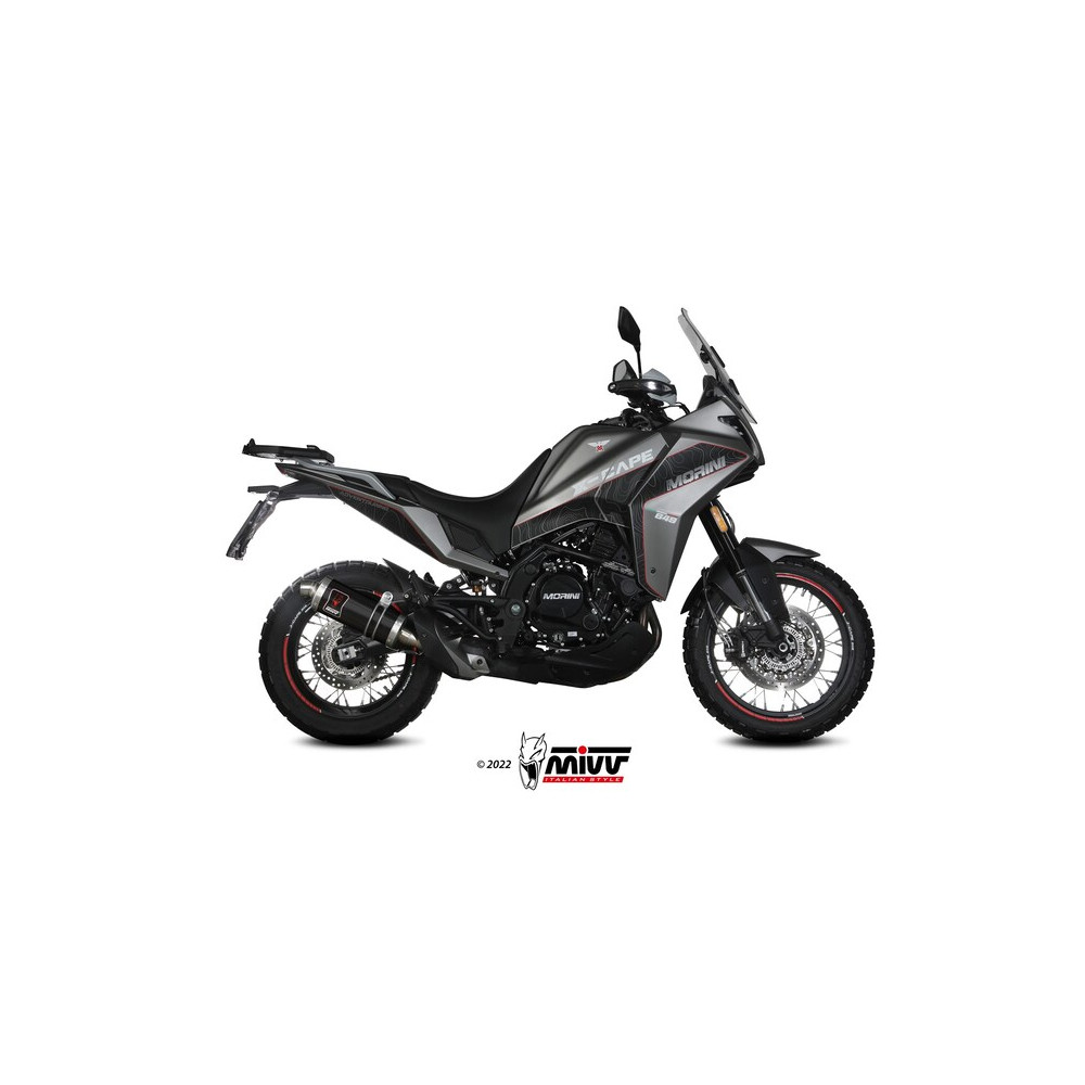 Silencieux MIVV Dakar Noir - Moto Morini 650 X-Cape