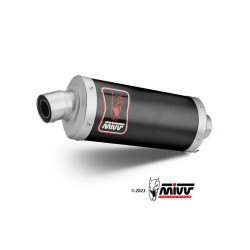 Silencieux MIVV Dakar Noir - Moto Morini 650 X-Cape