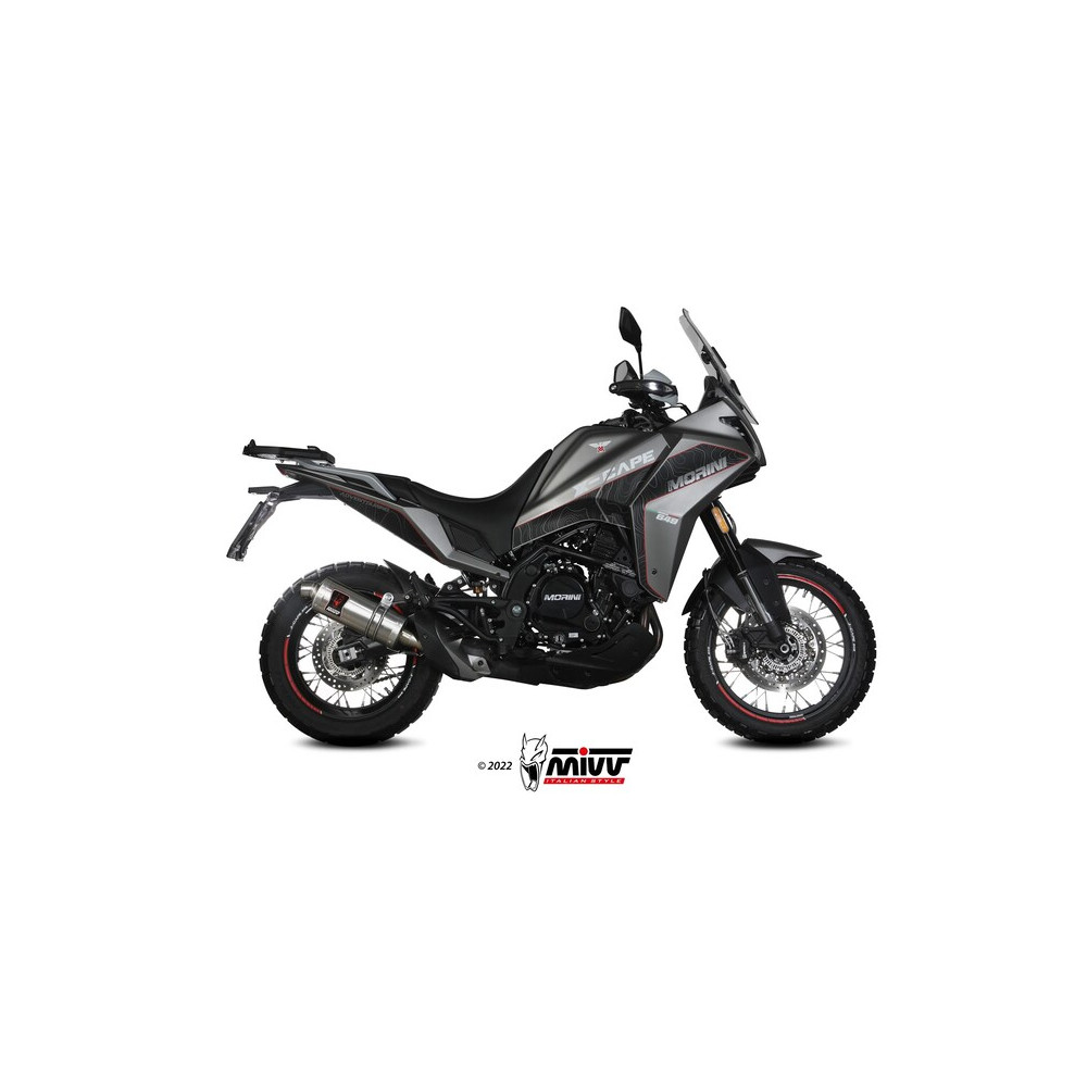 Silencieux MIVV Dakar Inox - Moto Morini 650 X-Cape