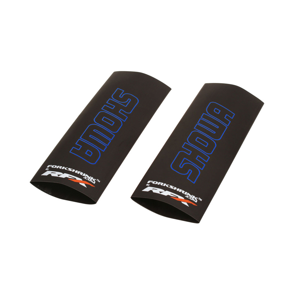Protection de fourche supérieure RFX Race Series Forkshrink logo Showa - bleu