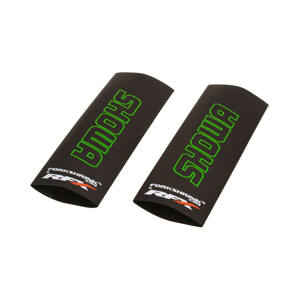 Protection de fourche supérieure RFX Race Series Forkshrink logo Showa - vert