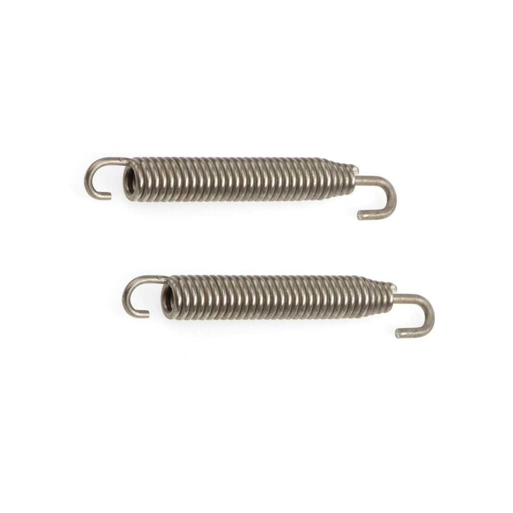 Ressorts de traction d'échappement RFX Race acier inox - 90mm - la paire
