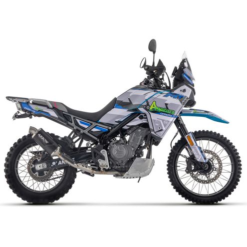 Silencieux Arrow Indy Race Evo Aluminium noir - CF Moto 450 MT 2024