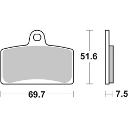 Plaquettes de frein BREMBO...