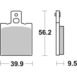 Plaquettes de frein arrière...