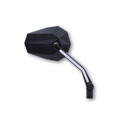 Rétroviseur HIGHSIDER Stealth-X3 avec feu de position LED - par paire