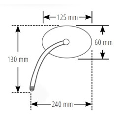 Rétroviseur SHIN YO Imperia gauche