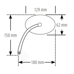 Rétroviseur universel SHIN YO Agila