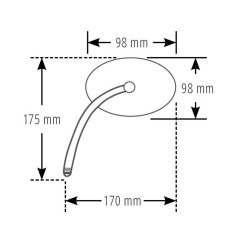 Rétroviseur embout de guidon HIGHSIDER Conero