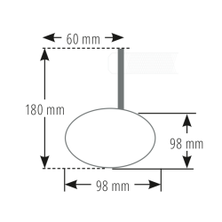 Rétroviseur embout de guidon HIGHSIDER Conero 2 long