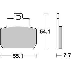 Plaquettes de frein BREMBO...