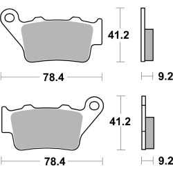 Plaquettes de frein BREMBO...