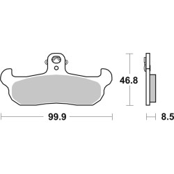 Plaquettes de frein BREMBO...