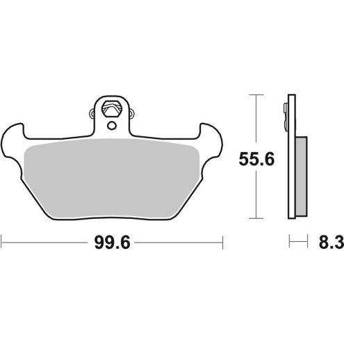 Plaquettes de frein BREMBO route métal fritté - 07BB22LA