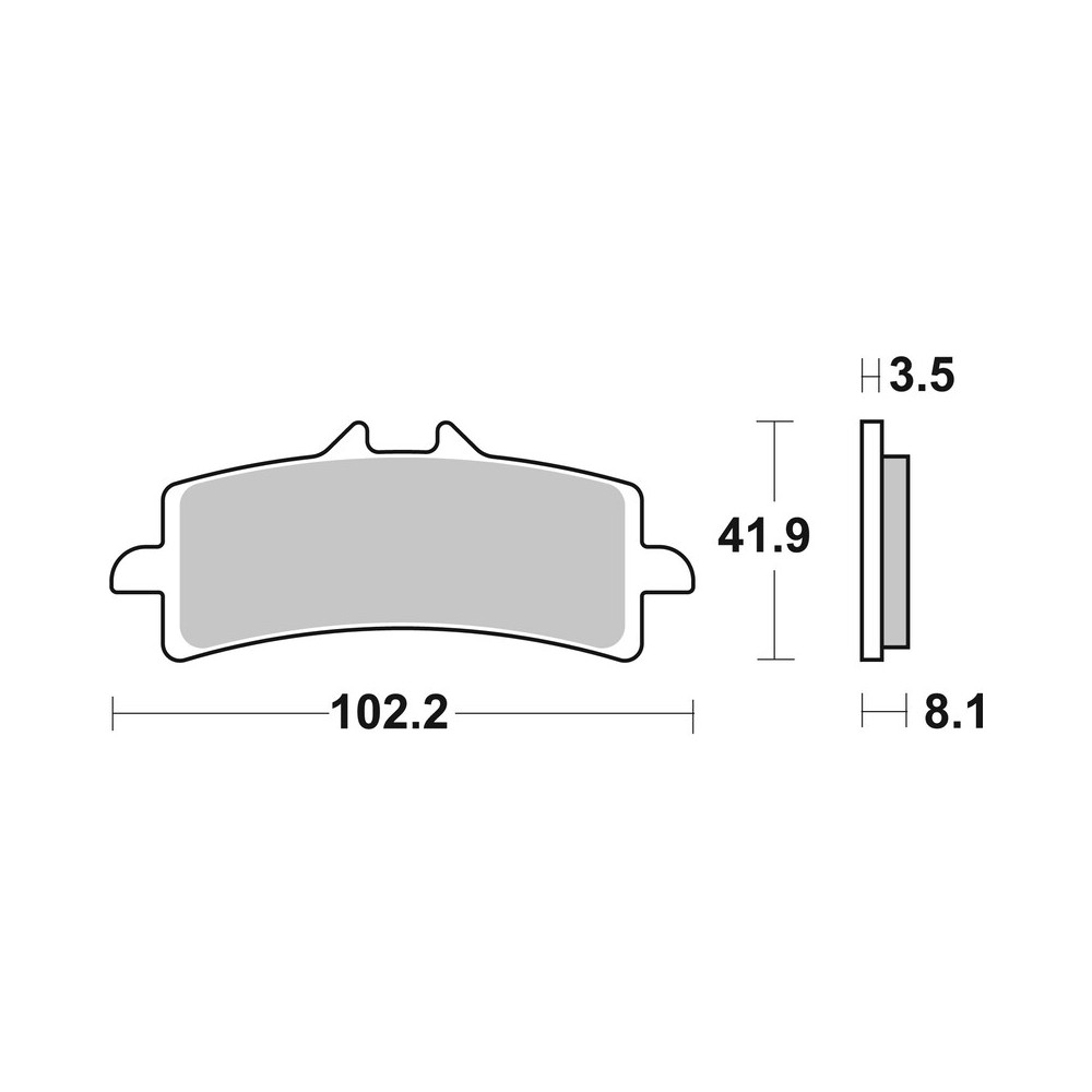 Plaquettes de frein BREMBO carbone céramique - 07BB37RC